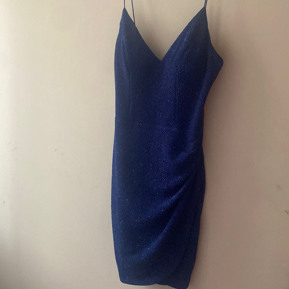 Dark blue sparkly Mini dress